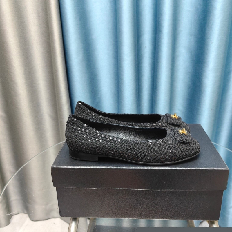 Ch*el flat shoes